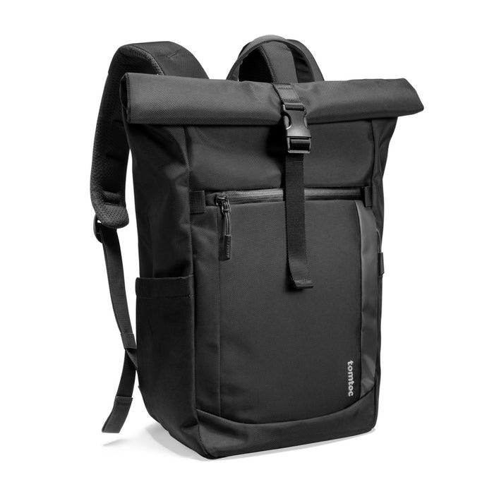 TOMTOC NAVIGATOR T61 ROLLTOP BACKPACK BLACK T61L1D1 - Image 2