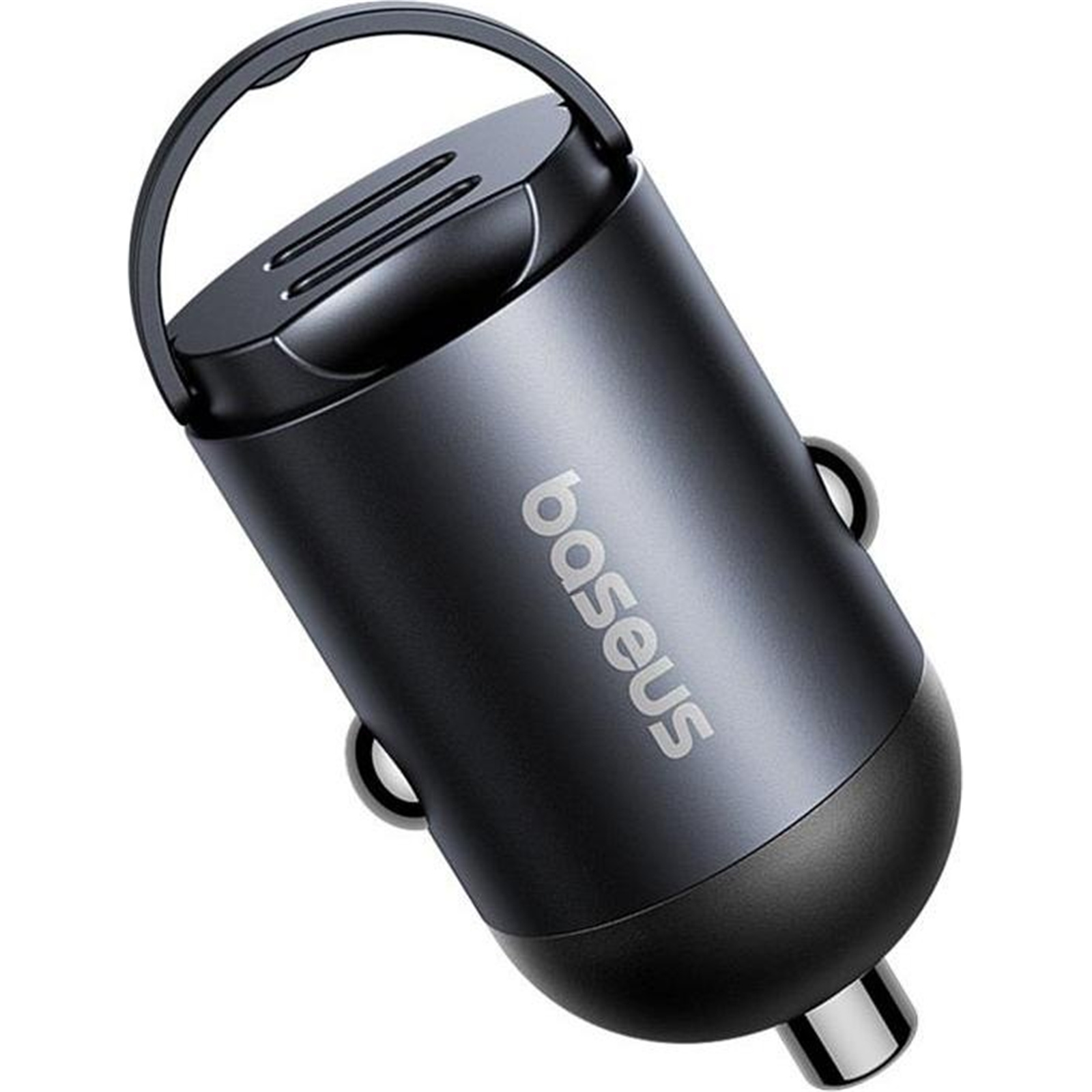 BASEUS TINY STAR 30W MINI CAR CHARGER COSMIC BLACK - Image 2