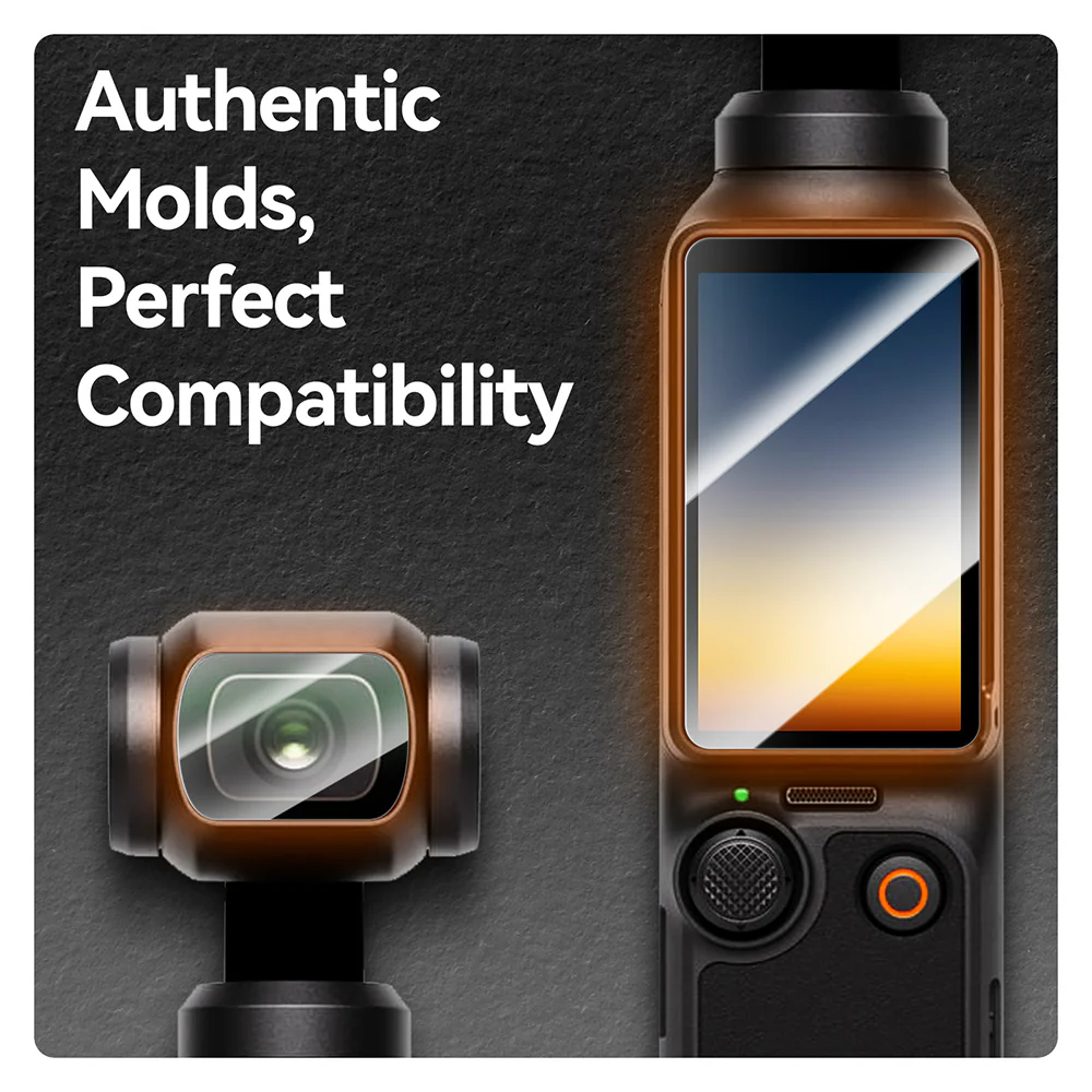 TELESIN POCKET 3 TEMPERED FILM SET POCKET3 S6-FLM-01-TDJ - Image 4