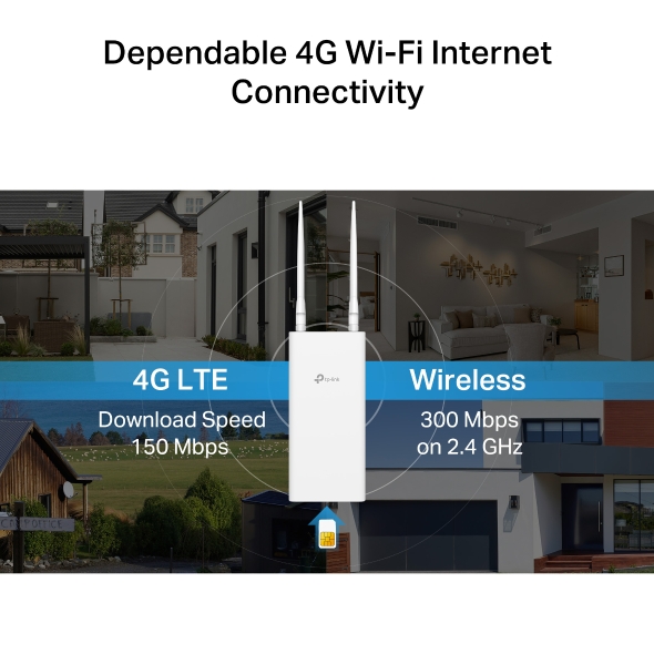 TP LINK 4G OUTDOOR 300 MBPS WIFI ROUTER TL-MR100 OUTDOOR - Image 7