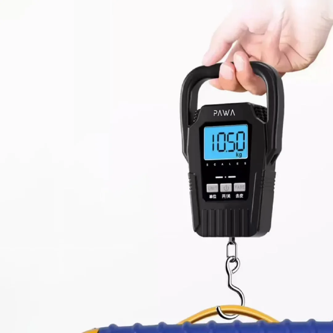 PAWA VOYAGER DIGITAL LUGGAGE SCALE BLACK PW-LGSC50KG-BK - Image 2