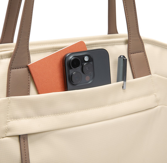 TOMTOC VERSATILE T23 LAPTOP TOTE BAG KHAKI T23S1K1 - Image 7