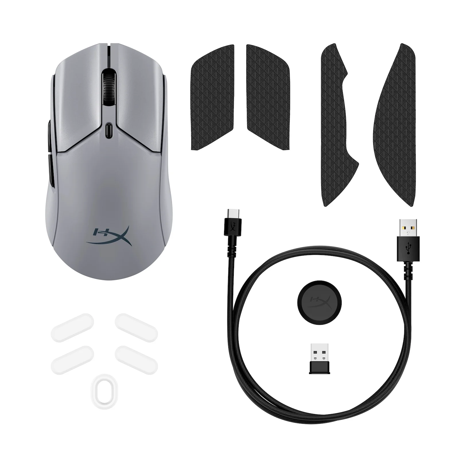 HYPERX PULSEFIRE HASTE 2 PRO 4K WIRELESS GAMING MOUSE GRAY A1KY5AA - Image 8