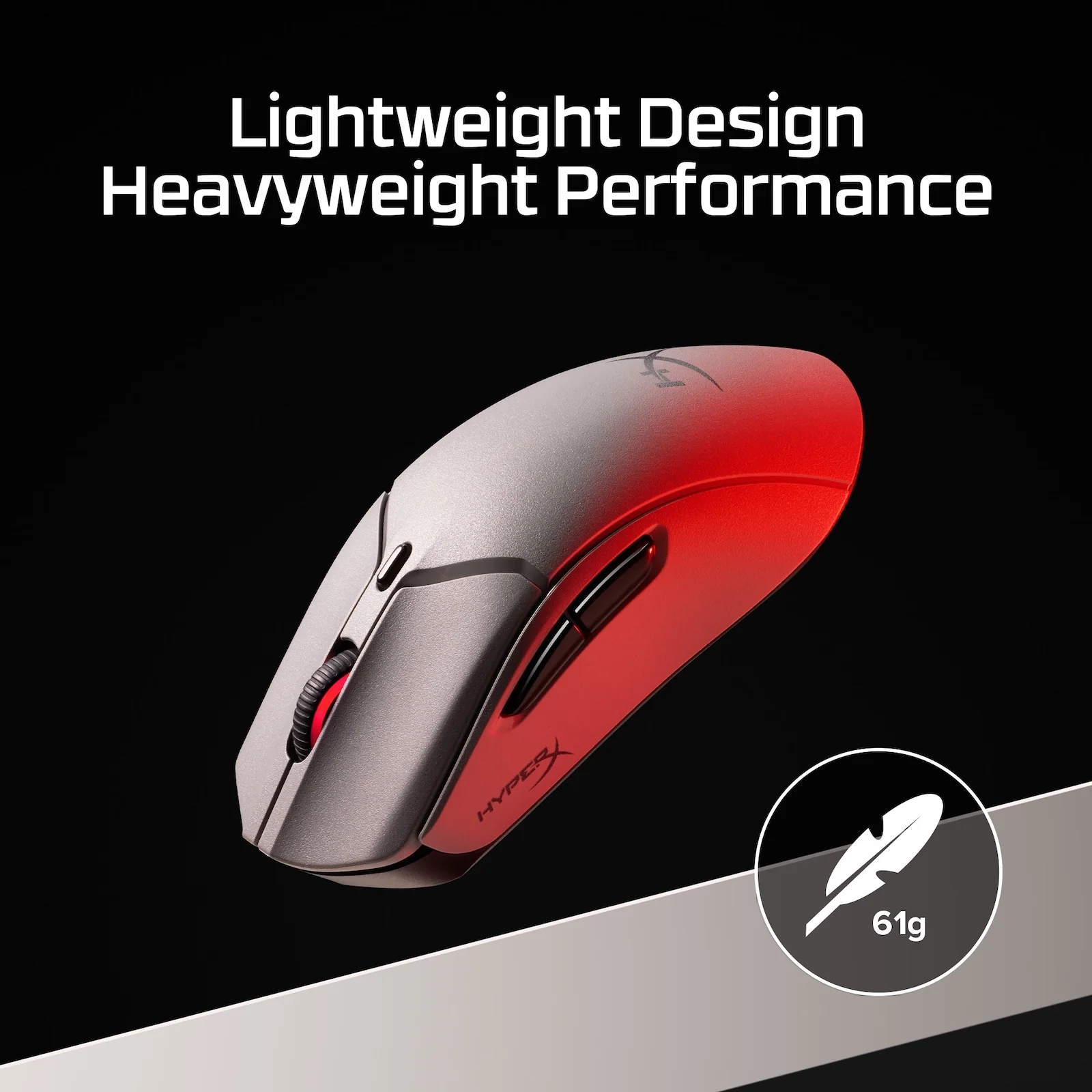 HYPERX PULSEFIRE HASTE 2 PRO 4K WIRELESS GAMING MOUSE GRAY A1KY5AA - Image 12