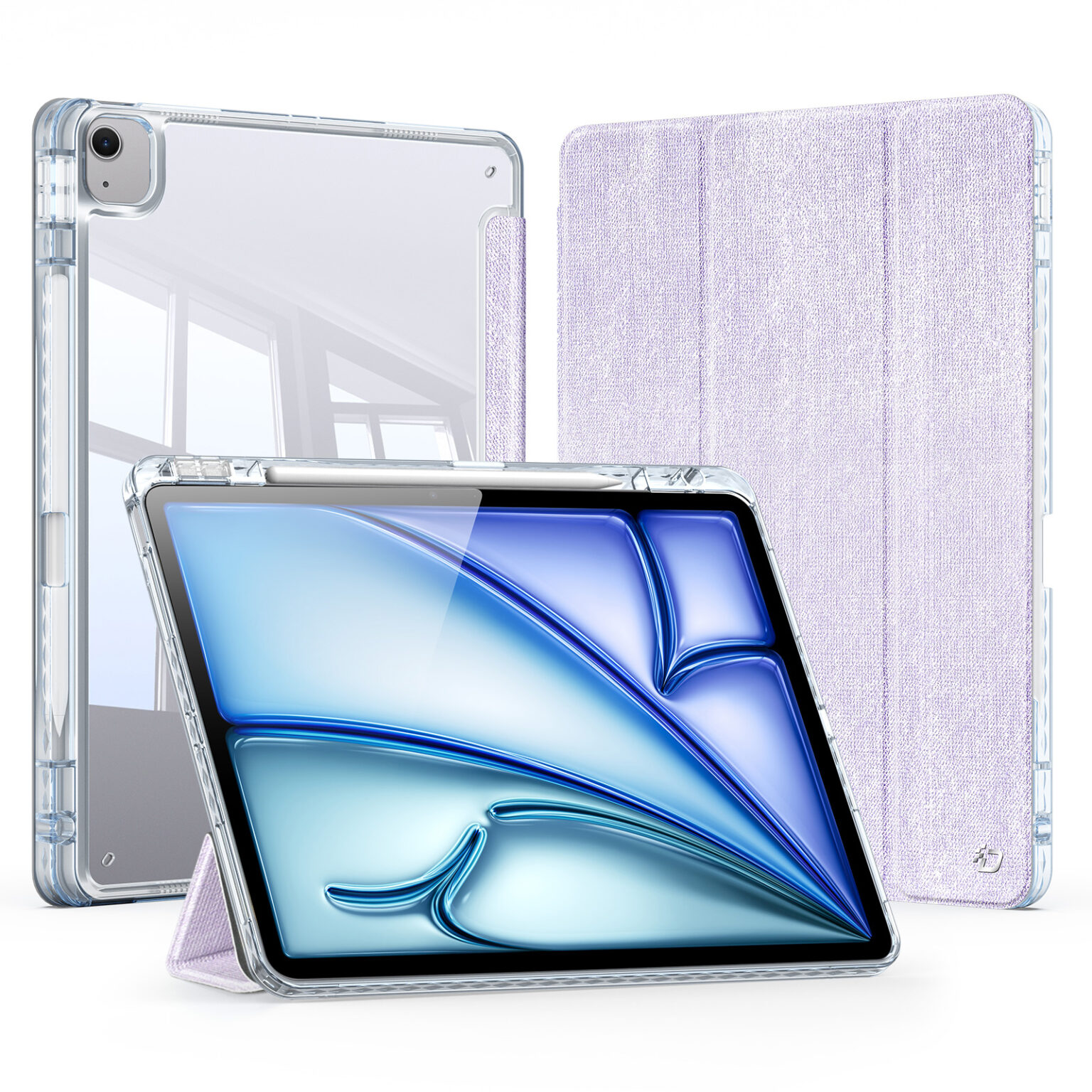DUXDUCIS IPAD AIR 13 INCH (2024) IPAD PRO 12.9 INCH UNID SERIES CASE PURPLE - Image 2