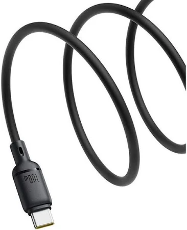 BASEUS SILKY USB TO TYPE C 100W CABLE 2M CLUSTER BLACK - Image 2