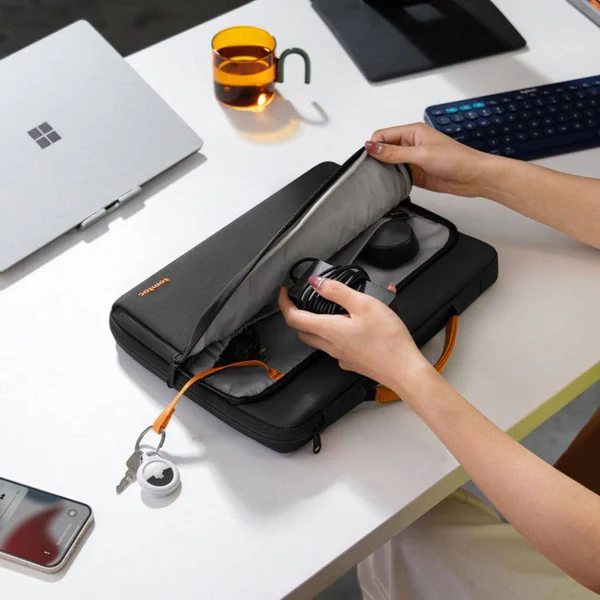 TOMTOC DEFENDER A14 13.5-14 INCH LAPTOP BRIEF CASE BLACK A14D3D1 - Image 8