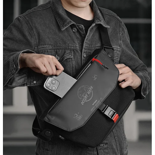 WIWU SPACE EXPLORATION MESSAGE BAG X BLACK - Image 2