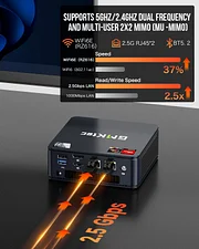 GMKTEC MINI PC RYZEN 5 6600H 32GB RAM 1TB SSD WIN 11 PRO NUCBOX-M6 - Image 3