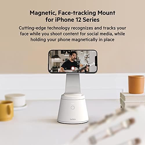 BELKIN MAGNETIC FACE TRACKING MOUNT MAGSAFE COMPATIBLE WHITE MMA001BTWH - Image 7