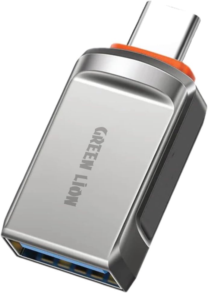 GREEN LION OTG ADAPTER USB A TO USB C PD 120W SILVER GNOTGATCSL - Image 2