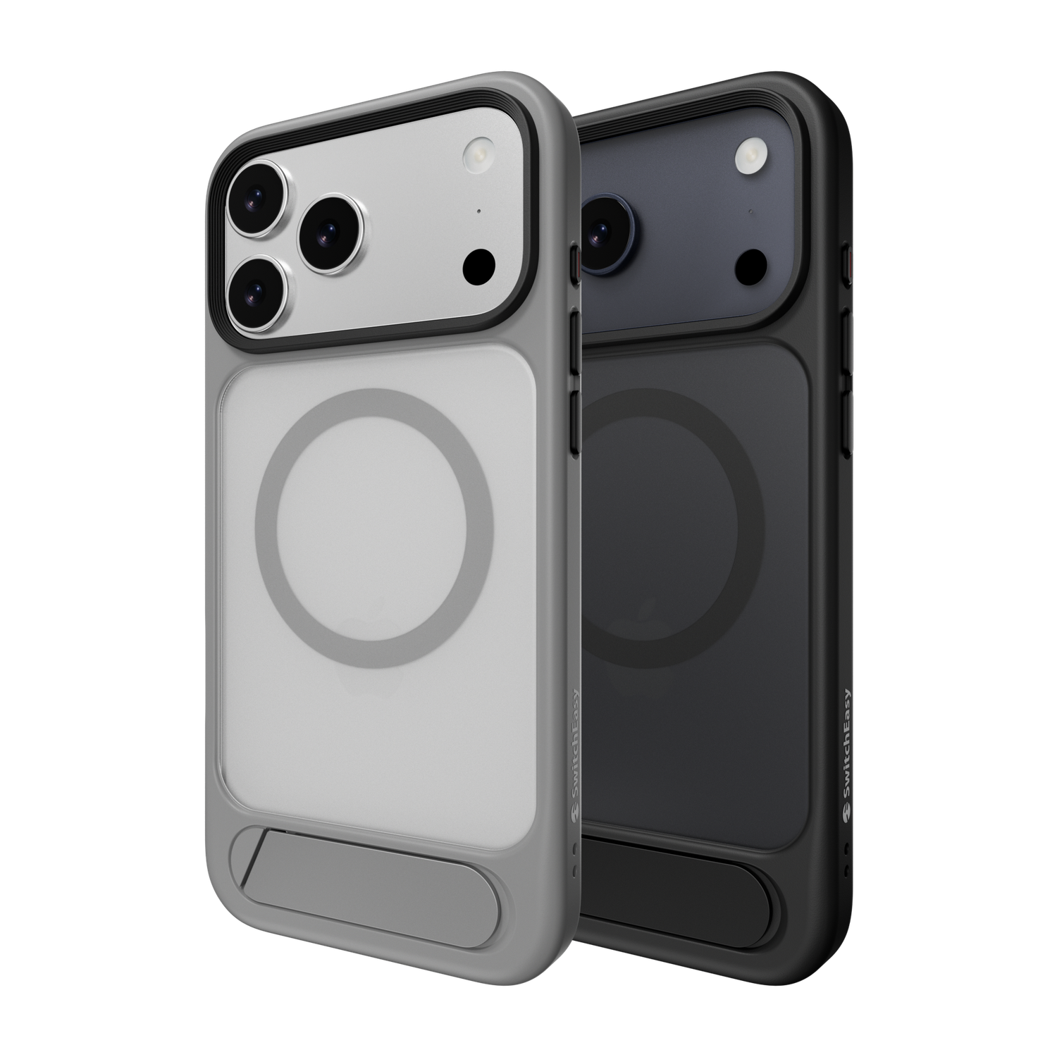 LEVELO MATTEO IPHONE 17 PRO HYBRID KICKSTAND CASE CLOUD GREY LVLMTO17PCLGY - Image 3