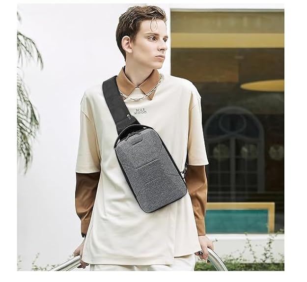 GREEN LION LIVERPOOL CROSSBODY BACKPACK GRAY GNLIPCRBAGGY - Image 2