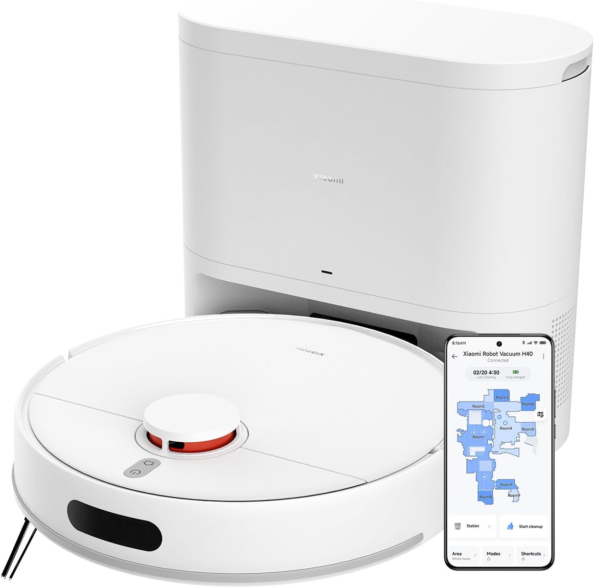 XIAOMI ROBOT VACUUM WHITE H40 - Image 2