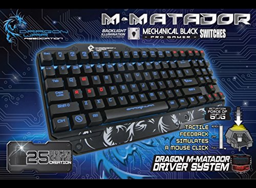 DRAGON WAR M-MATADOR PROFESSIONAL MECHANICAL KEYBOARD GK-005 - Image 9
