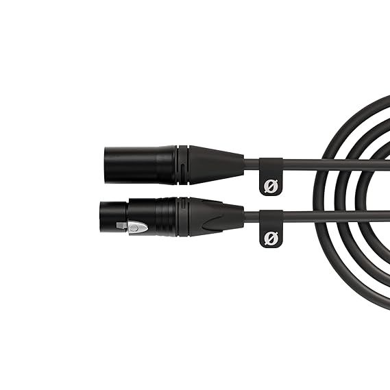 RODE XLR MALE TO XLR FEMALE CABLE BLACK 6M XLR6M-BK - Image 3