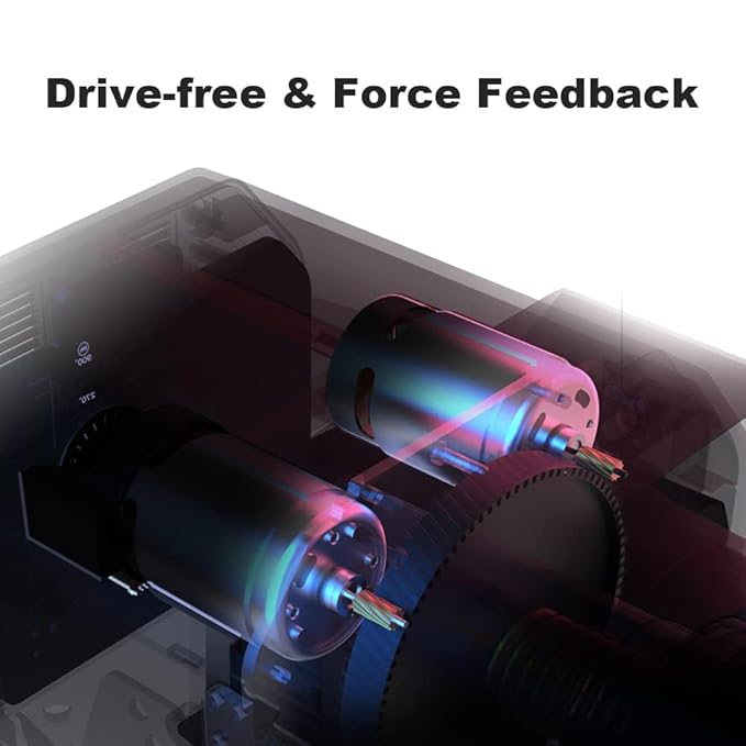 PXN FORCE FEEDBACK STEERING WHEEL PXN-V10 PRO - Image 3