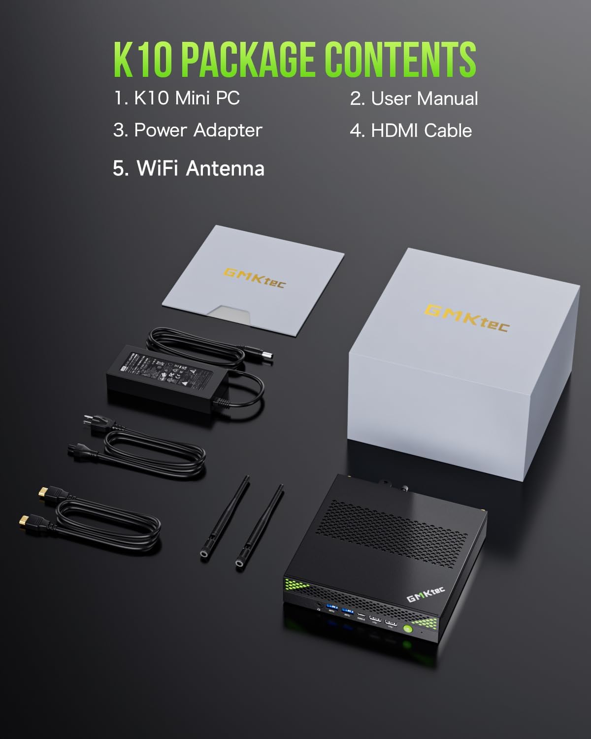 GMKTEC MINI PC INTEL CORE I9 13900HK 32GB RAM 1TB SSD WIN 11 PRO NUCBOX-K10 - Image 10