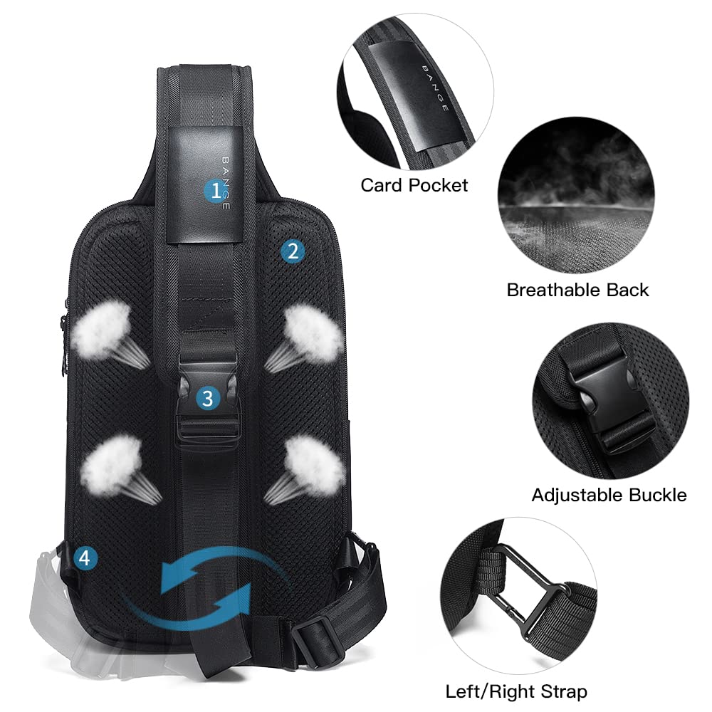 BANGE BACKPACK BLACK BG-7086 - Image 6