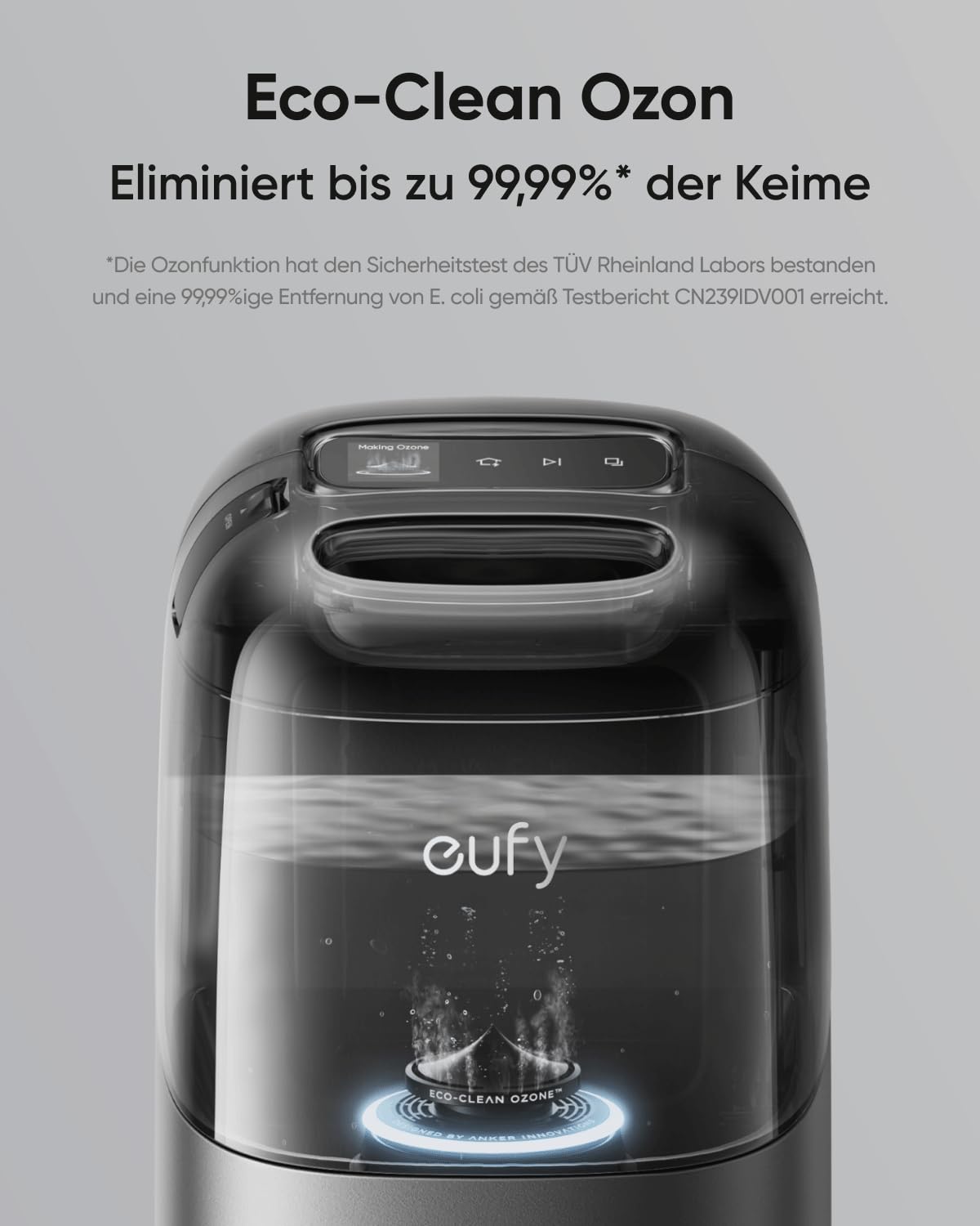 EUFY S1 GROUNDBREAKING FLOOR WASHING ROBOT VACUUM WITH ALL IN ONE STATION T2071G11 - Image 4