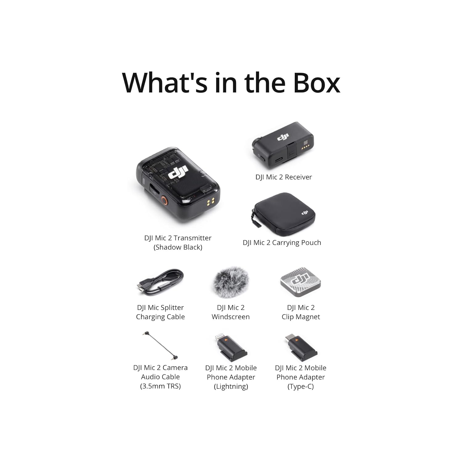 DJI MIC 2 WIRELESS MICROPHONE SINGLE KIT (1TX + 1RX) - Image 9