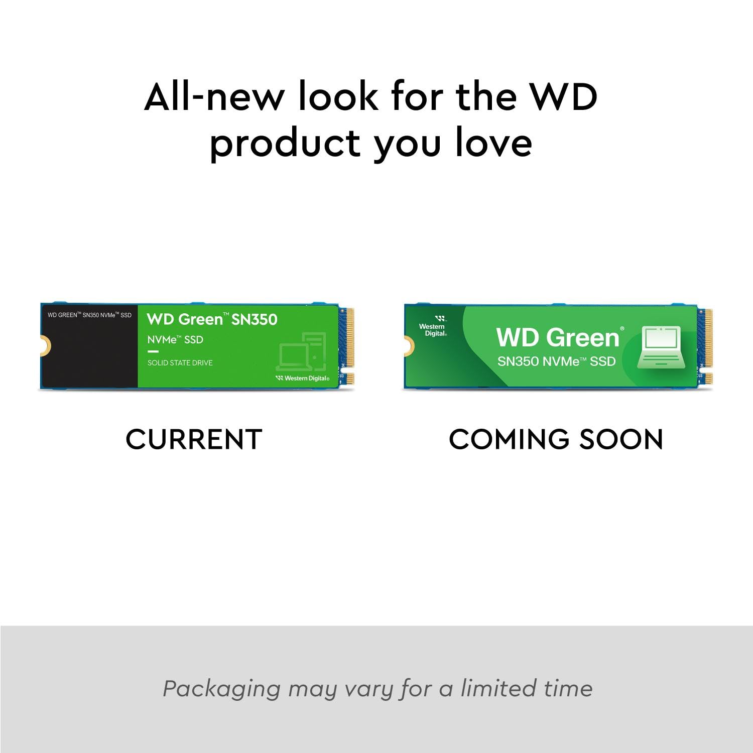 WD INTERNAL SSD 500GB SN350 M.2 NVME 2280 PCIE GEN 4 GREEN WDS500G2G0C-00CDH0 - Image 8