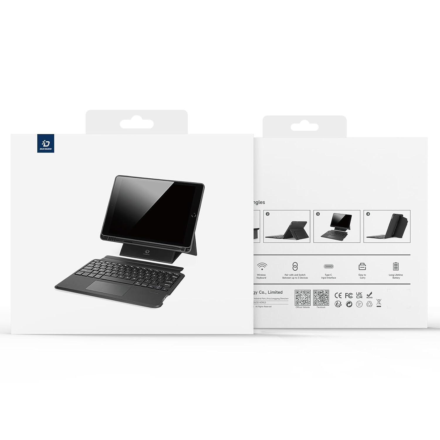 DUX DUSIC TK SERIES IPAD 10 (2022) KEYBOARD BLACK DKB004 - Image 8