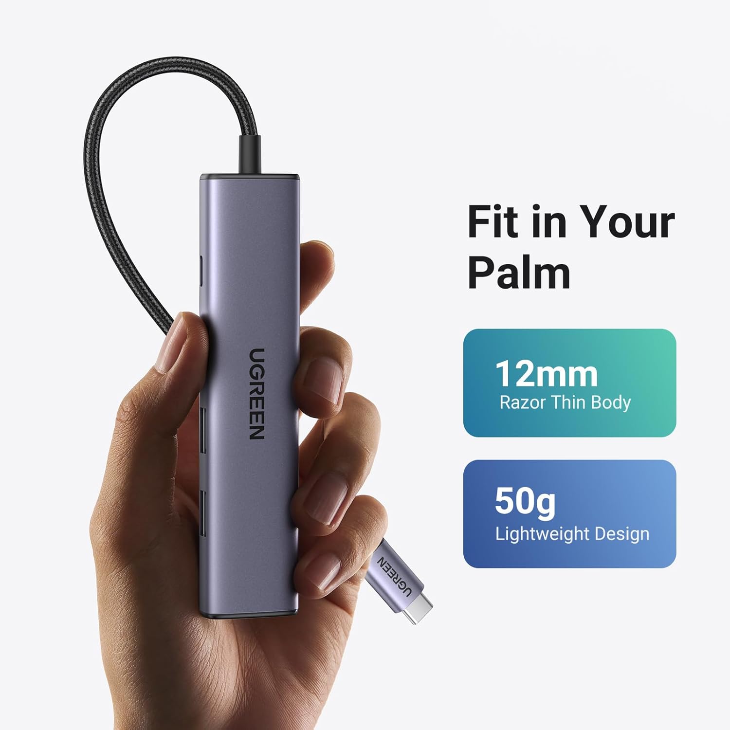 UGREEN 5 IN 1 USB C MULTIFUNCTION ADAPTER 100W 15495 - Image 6