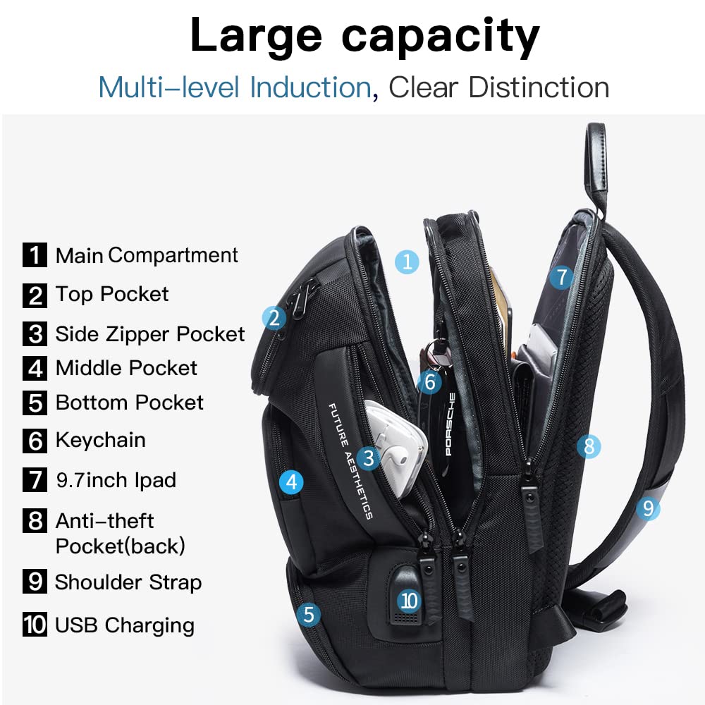 BANGE BACKPACK BLACK BG-7086 - Image 2