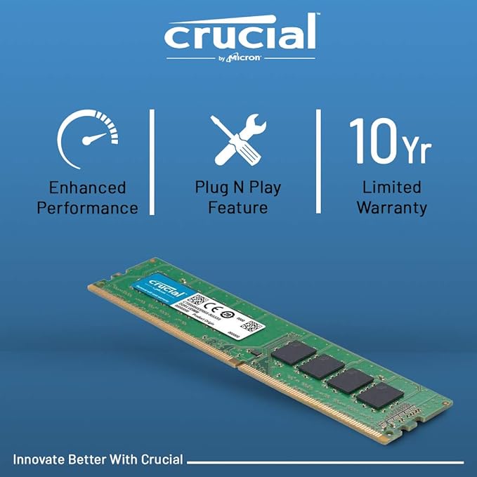 CRUCIAL DESKTOP RAM DDR4-2666 8GB 2666 UDIMM CB8GU2666 - Image 4