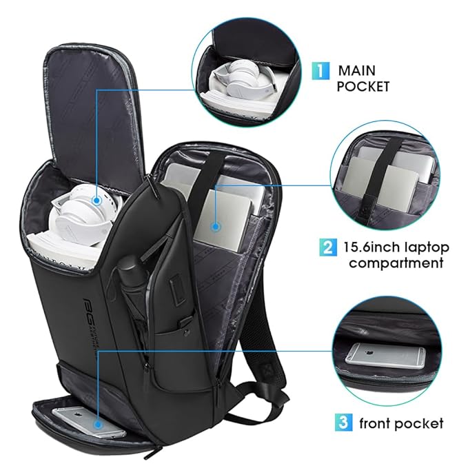 BANGE BACKPACK BLACK BG-7267 - Image 2