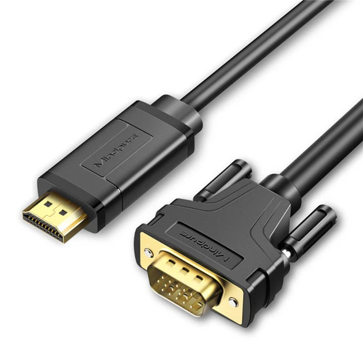 MINDPURE HDMI TO VGA ADAPTER CABLE 3M BLACK LX10416 - Image 2