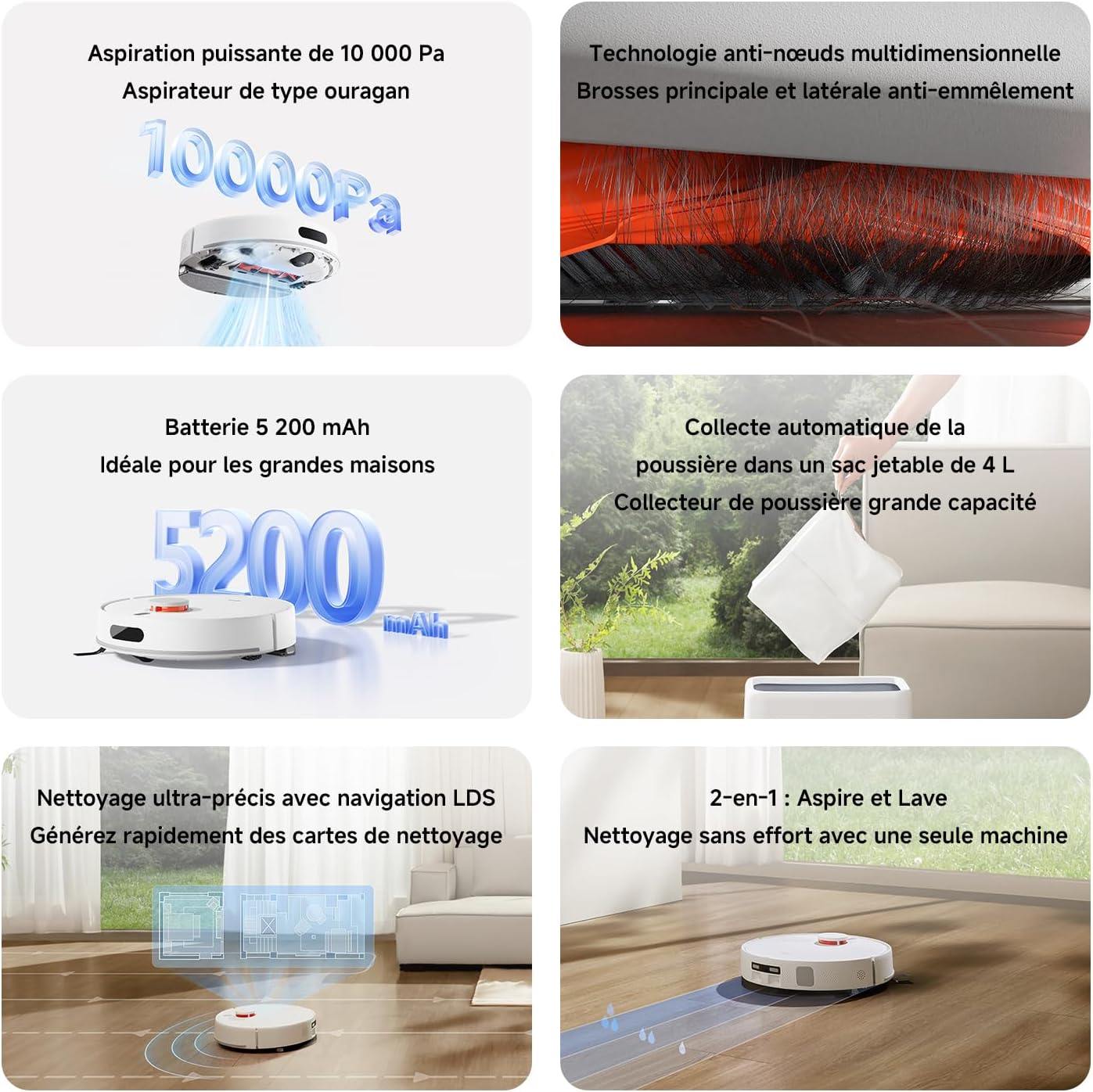 XIAOMI ROBOT VACUUM WHITE H40 - Image 3