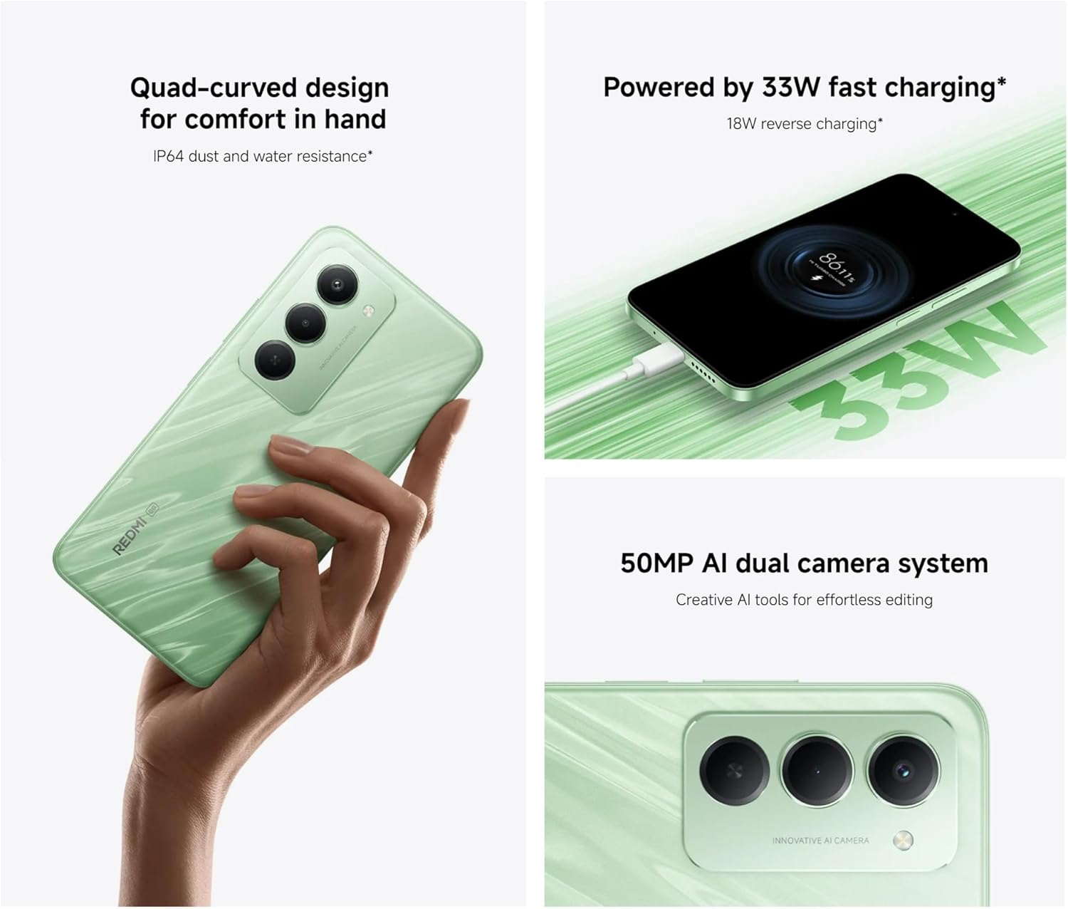 REDMI 15 5G 8+256GB RIPPLE GREEN - Image 3