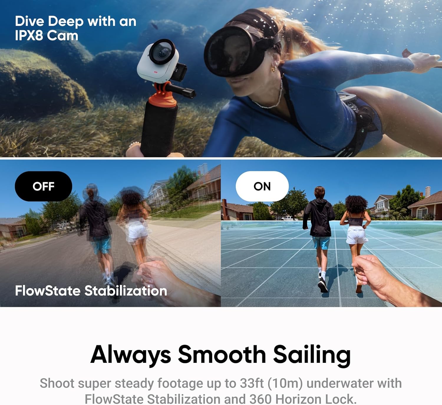 INSTA360 GO ULTRA ACTION CAMERA 4K CREATOR BUNDLE WHITE GOULTRA05 - Image 8