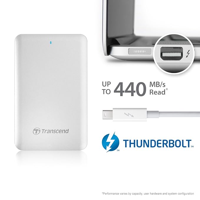 TRANSCEND THUNDERBOLT SSD 256GB FOR MAC TS256GSJM500 - Image 4
