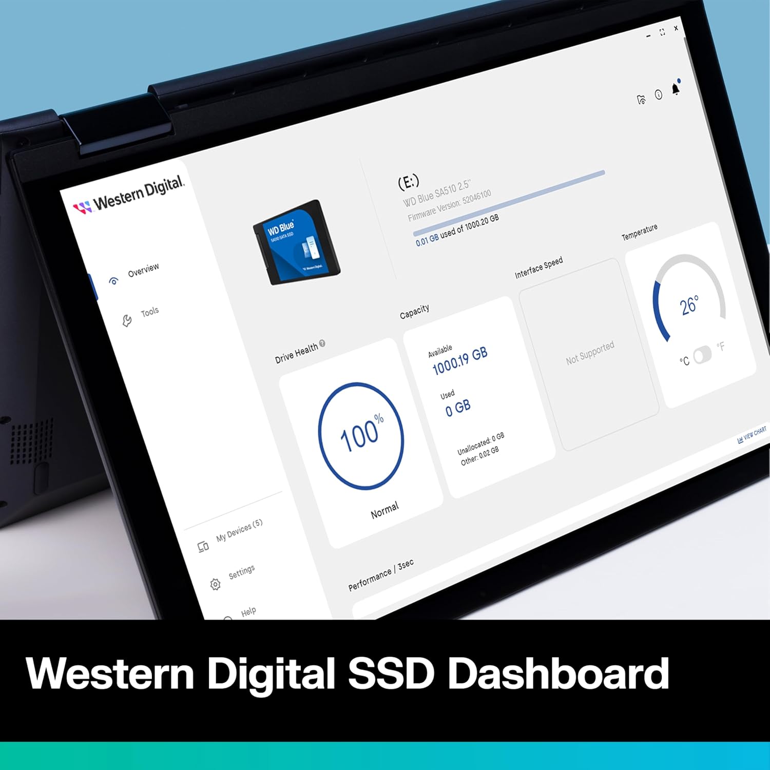 WD BLUE SSD SATA SA510 500GB UP TO 560MB/S WDS500G3B0A-00AXR0 - Image 5