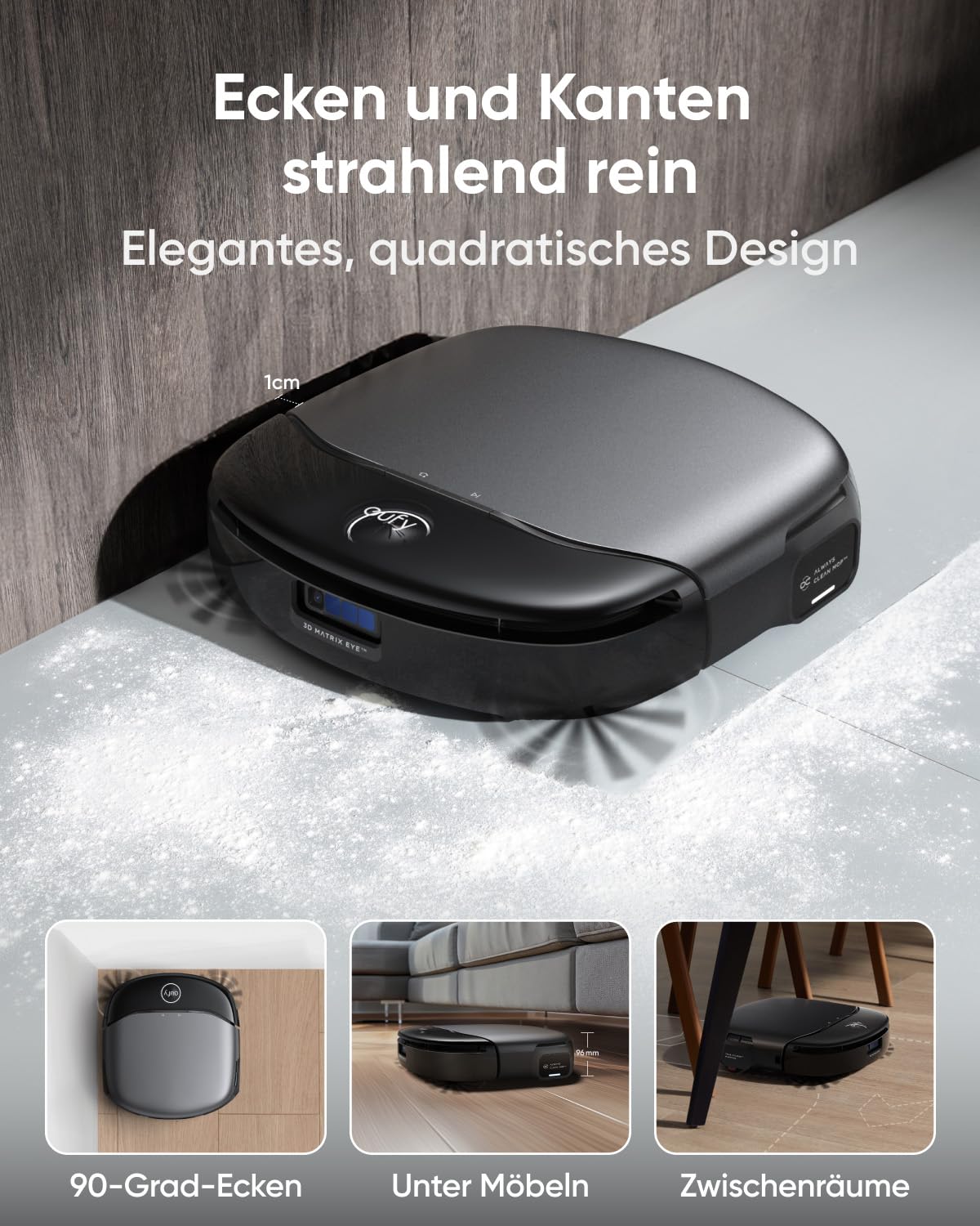 EUFY S1 GROUNDBREAKING FLOOR WASHING ROBOT VACUUM WITH ALL IN ONE STATION T2071G11 - Image 6