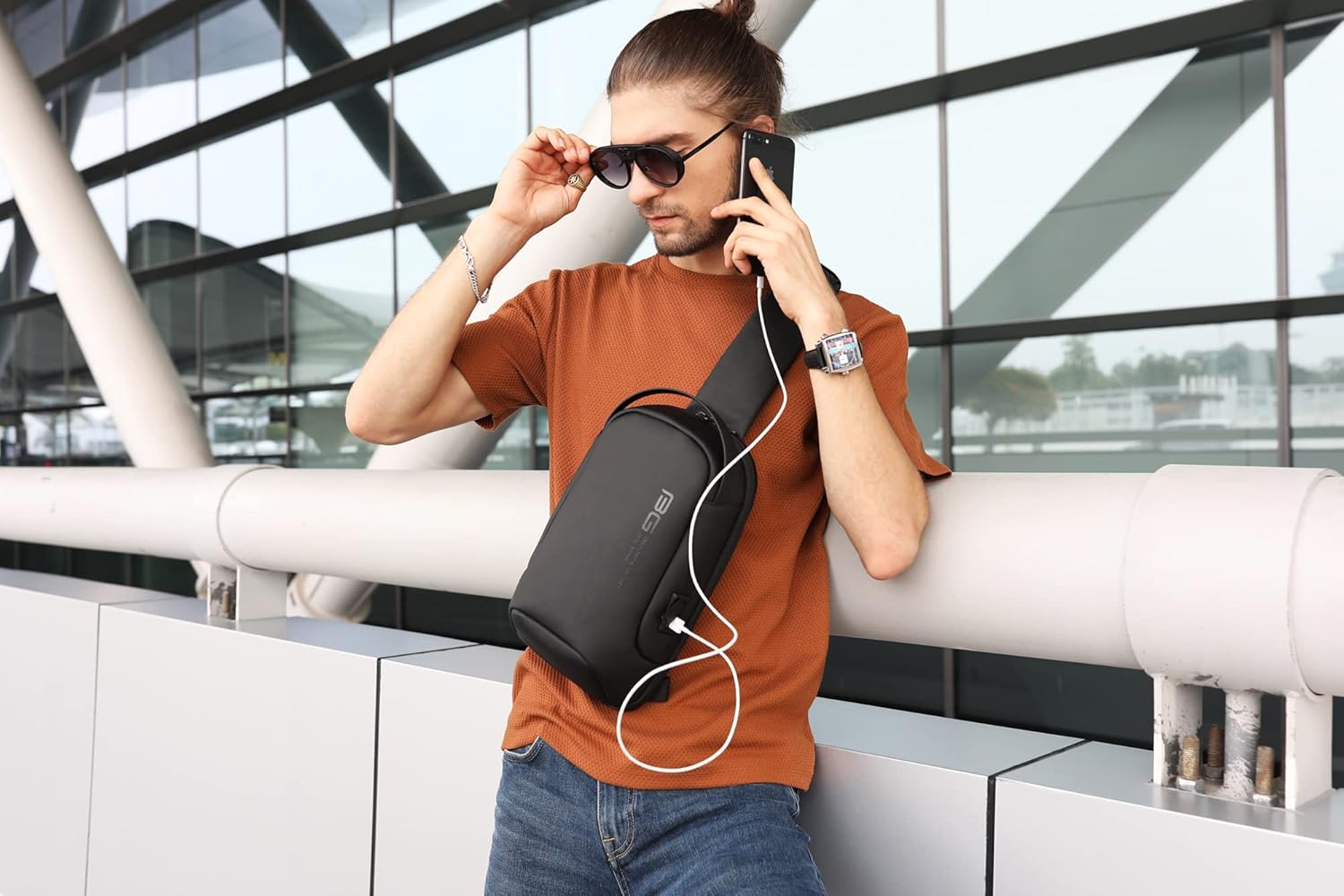 BANGE BACKPACK BLACK BG-7221 - Image 5