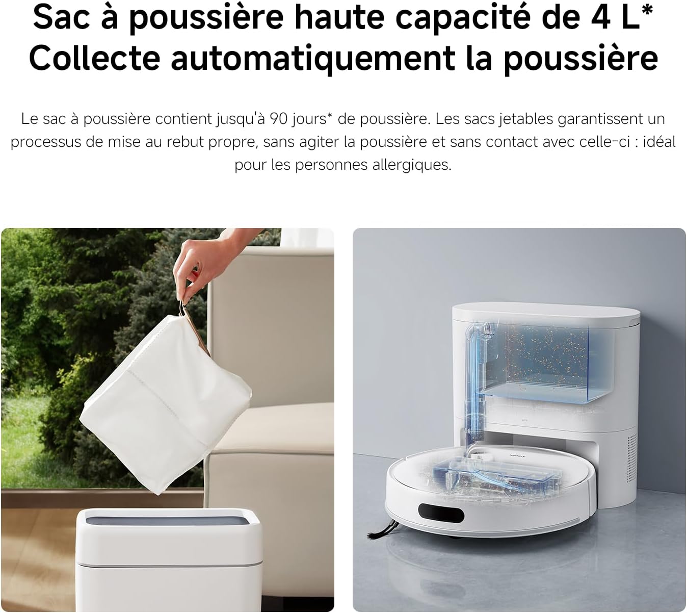XIAOMI ROBOT VACUUM WHITE H40 - Image 6