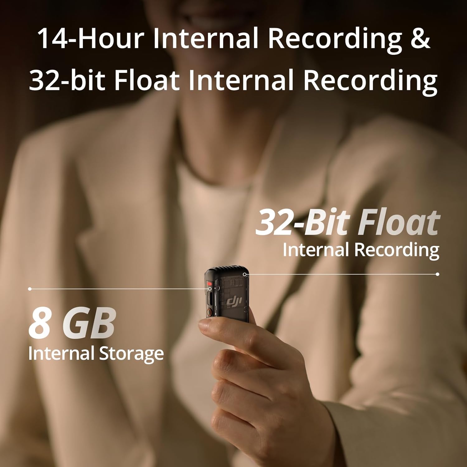 DJI MIC 2 WIRELESS MICROPHONE SINGLE KIT (1TX + 1RX) - Image 6
