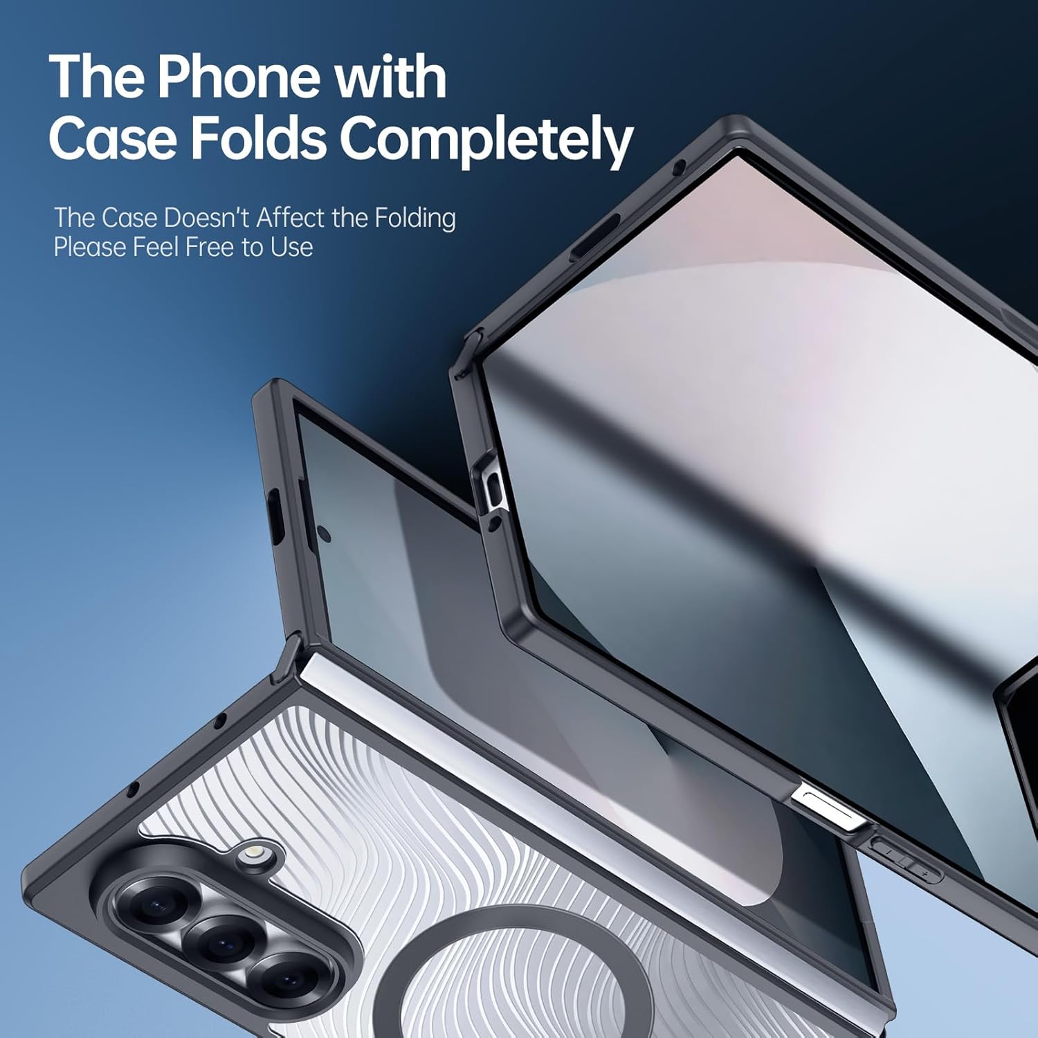 DUXDUCIS SAMSUNG Z FOLD 7 AIMO MAG CASE BLACK AIMO-0337 - Image 4