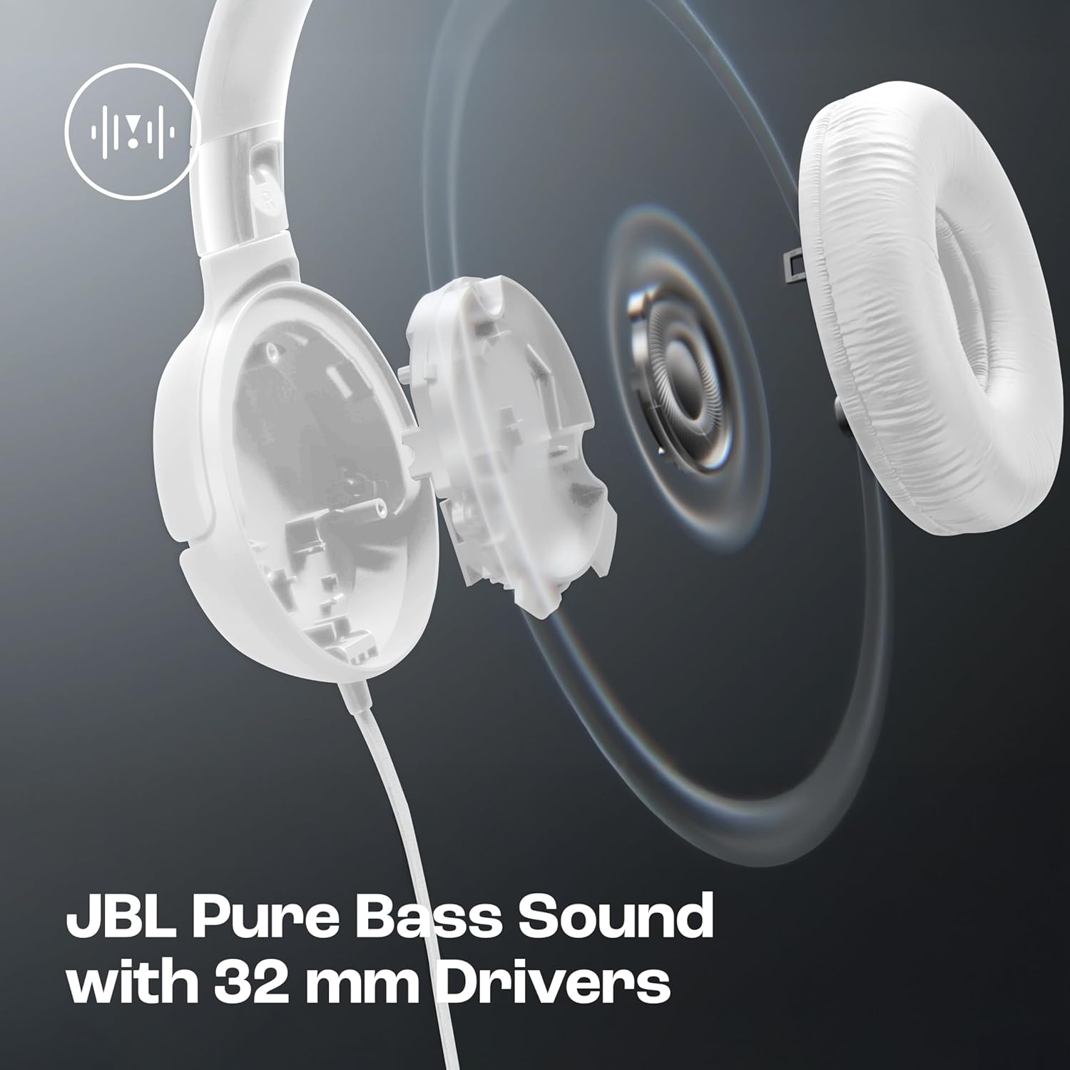 JBL TUNE 520C USBC WIRED HEADSET WHITE - Image 8