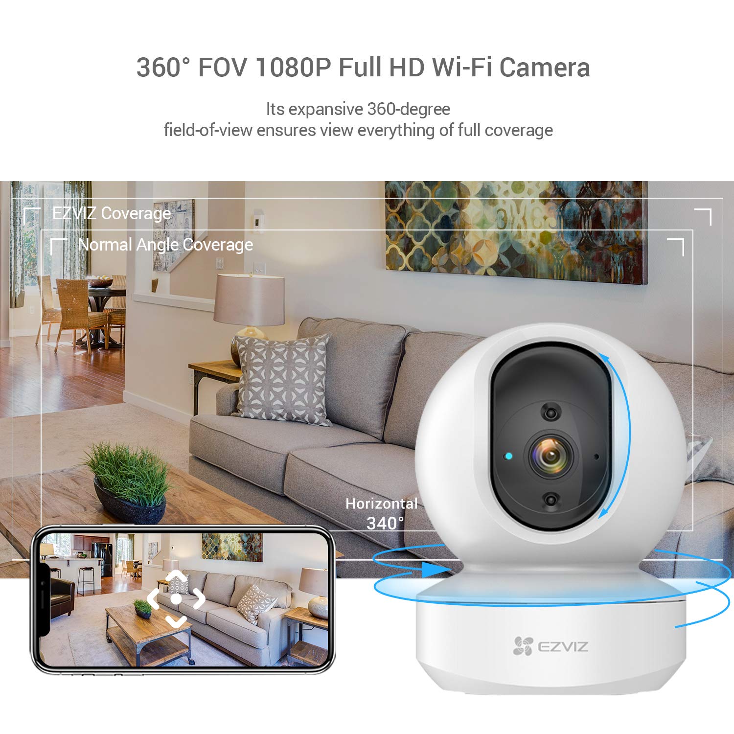 EZVIZ SMART HOME CAMERA 2K TY1 PRO CS-TY1 PRO - Image 6