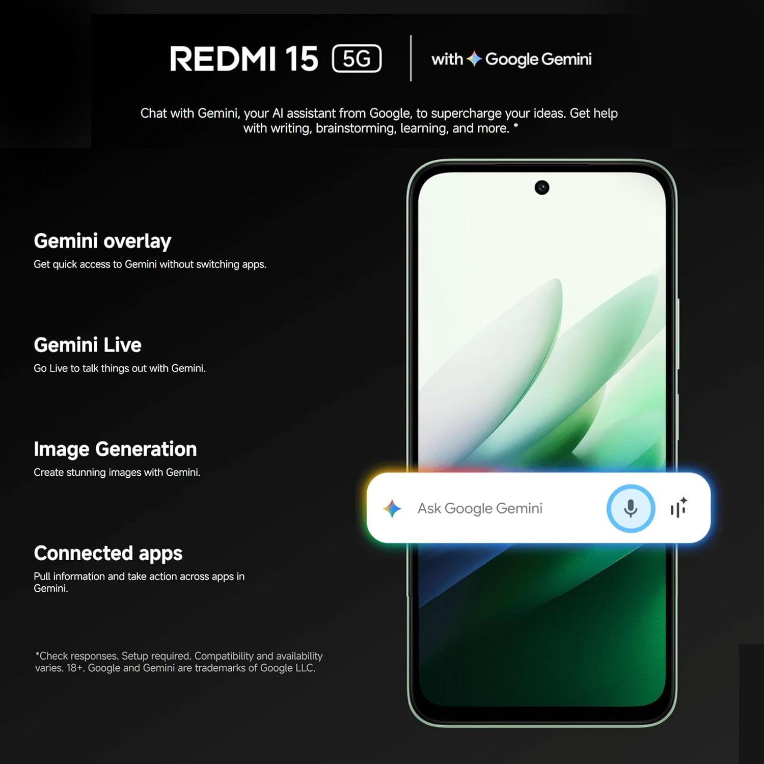 REDMI 15 5G 8+256GB RIPPLE GREEN - Image 9