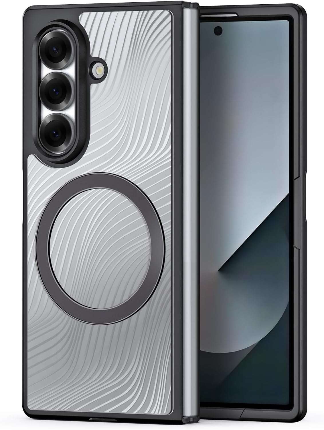 DUXDUCIS SAMSUNG Z FOLD 7 AIMO MAG CASE BLACK AIMO-0337 - Image 2