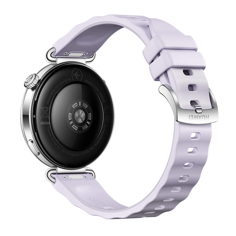 HUAWEI WATCH GT 6 41MM PURPLE STAINLESS STEEL CASE WITH PURPLE FLUOROELASTOMER STRAP KSU-B19 55020FUH - Image 5