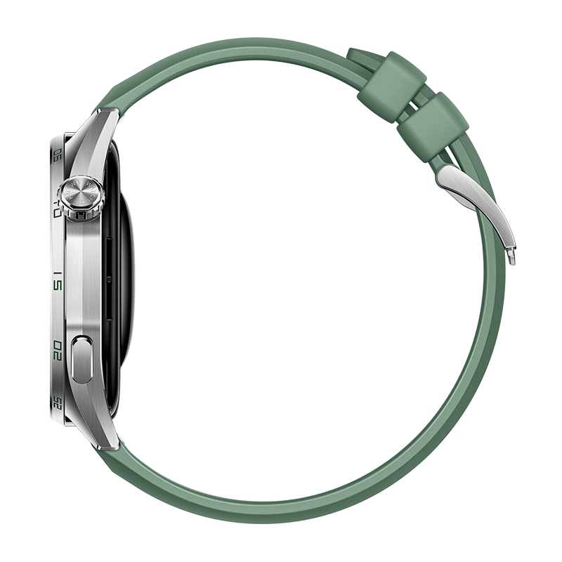 HUAWEI WATCH GT 6 46MM GREEN STAINLESS STEEL CASE WITH GREEN WOVEN STRAP ATM-B19 55020FUD - Image 6