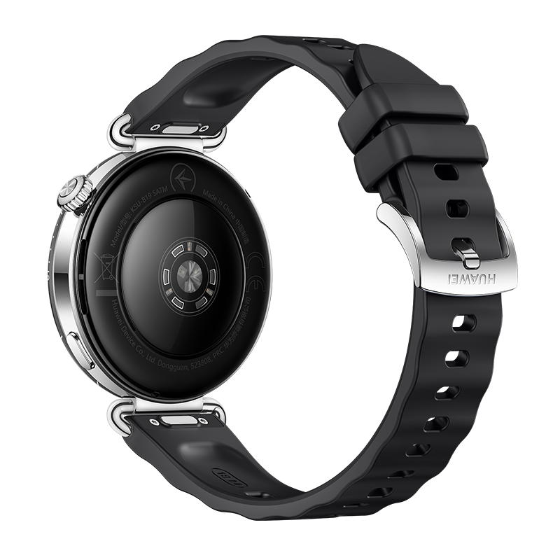 HUAWEI WATCH GT 6 46MM BLACK STAINLESS STEEL CASE WITH BLACK FLUOROELASTOMER STRAP ATM-B19 55020FUF - Image 5