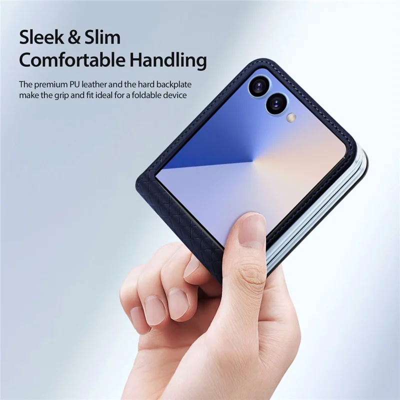 DUXDUCIS SAMSUNG Z FLIP 7 BRIL SERIES CASE BLUE BRIL0069 - Image 4
